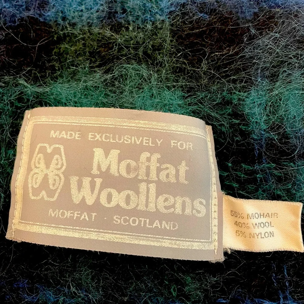 Vintage Mohair/Wool Throw, Scotland - Picture 2 of 2